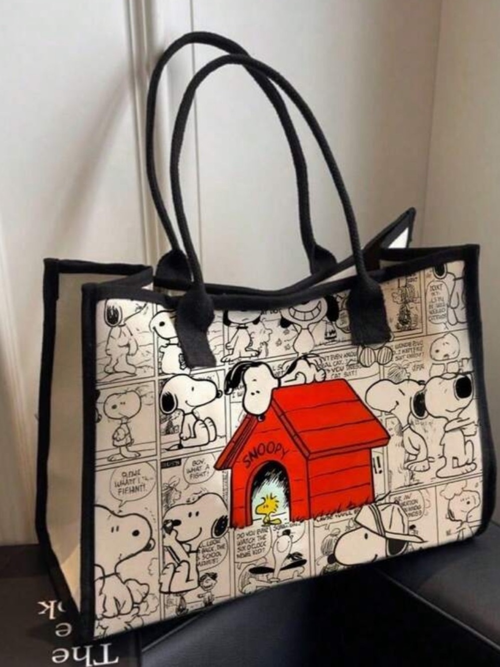 Snoopy Comic Panel Extra Large Tote Bag NEW 🏷️